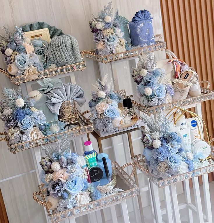 Soft Blue Couple Hamper