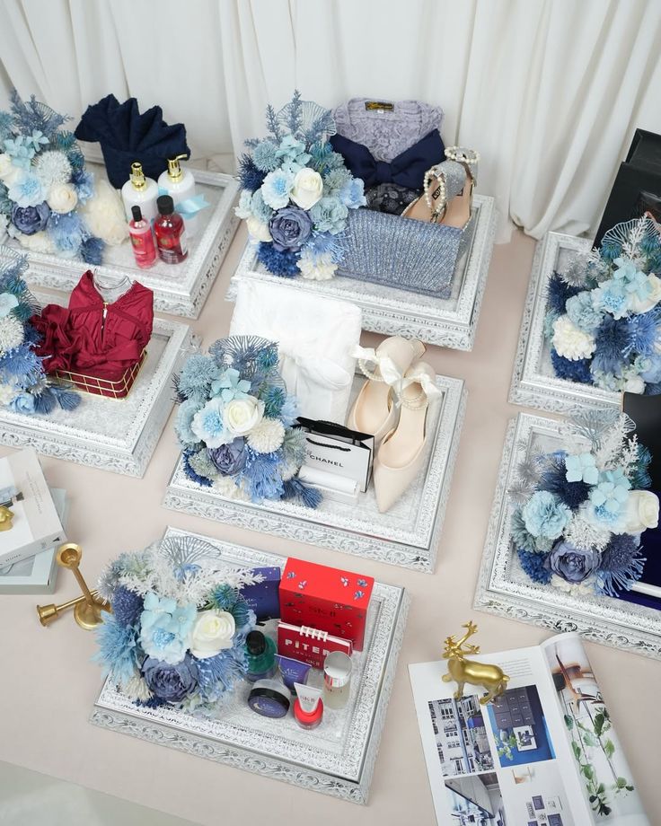 Blue Luxury Tray
